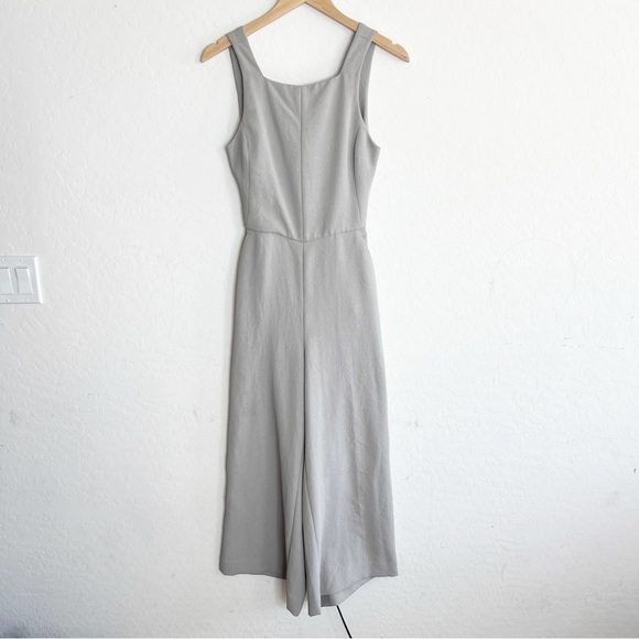 WILFRED x ARITZIA Ecoulement Wide Leg Jumpsuit Ashen Basalt Gray - Picture 3 of 11